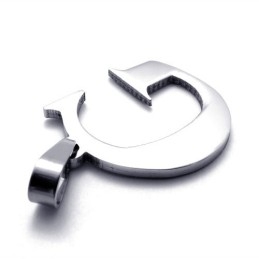 תליון טיטניום לאות "G"