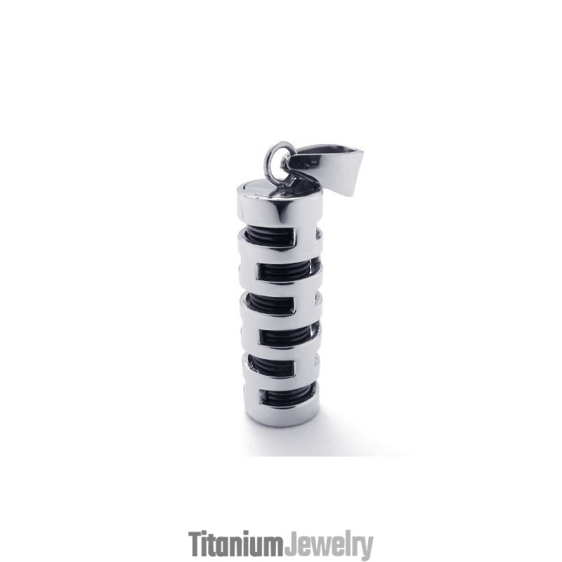 תליון טיטניום ושחור