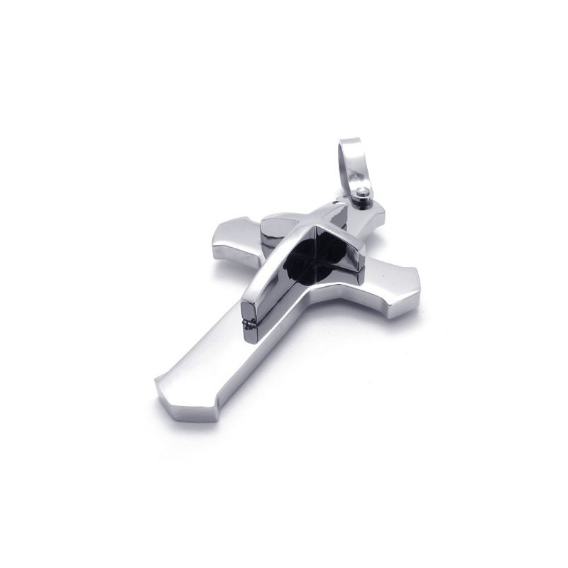 תליון צלב טיטניום בציפוי