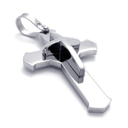 תליון צלב טיטניום בציפוי