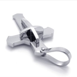 תליון צלב טיטניום בציפוי