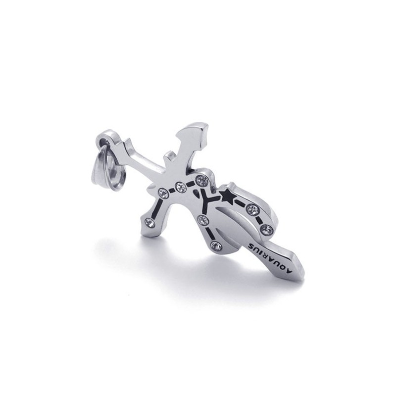 תליון טיטניום אבני חן דלי