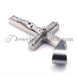 תליון צלב ישו מטיטניום לנשים