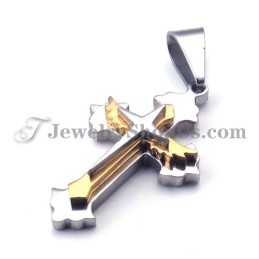 תליון צלב טיטניום אלגנטי לנשים