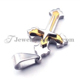 תליון צלב טיטניום אלגנטי לנשים