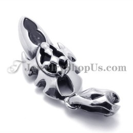 תליון טיטניום זירקון שחור אופנתי