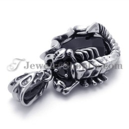 תליון טיטניום זירקון שחור אלגנטי