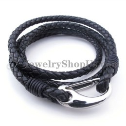 צמיד עור טיטניום