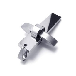 שרשרת תליון צלב מכסף טהור טיטניום לגברים ובנים