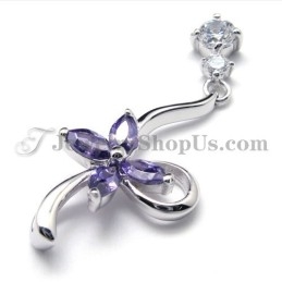 תליון כסף 925 עם זירקון (פלטינה אלקטרוליטית) עם שרשרת חופשית