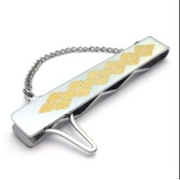 עיצוב מקצועי, צבע זוהר, איכות גבוהה אטבי עניבה מטיטניום