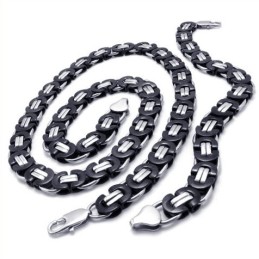 ייצור מיומן צבעים עדינים סט תכשיטי טיטניום איכותי הכולל שרשרת, צמיד