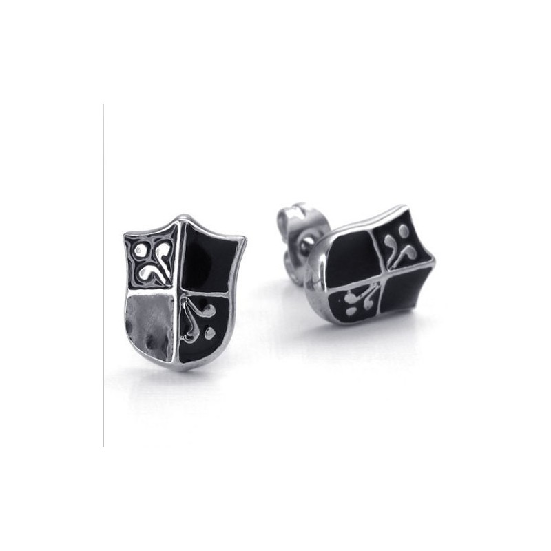 עגילי טיטניום בצבעים עדינים בעיצוב מודרני