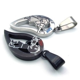 לבחירתך צבע זוהר איכות יציבה תליון טיטניום