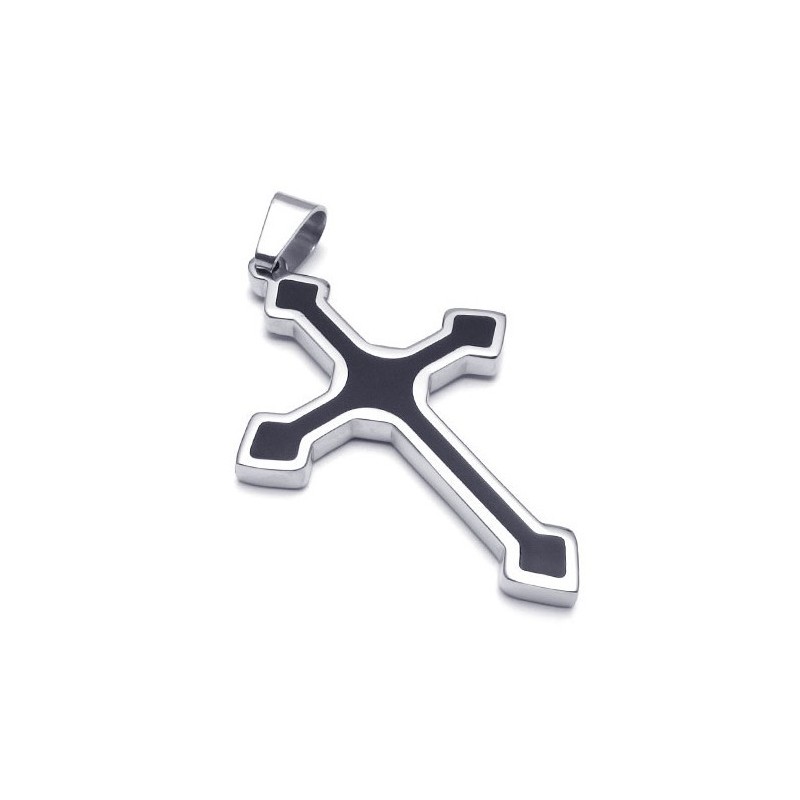 צורה אלגנטית, צבע, זוהר, תליון צלב טיטניום באיכות מעולה