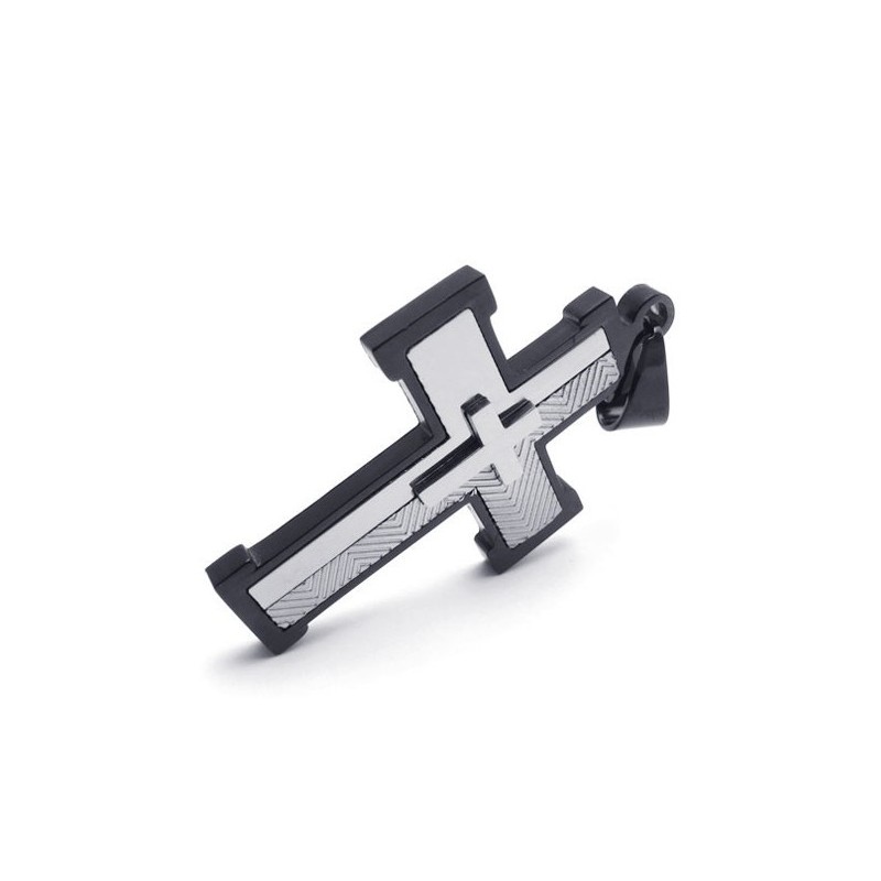 ייצור מיומן ברק צבע כדי לזכות בשבחים חמים מלקוחות תליון צלב טיטניום