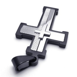 ייצור מיומן ברק צבע כדי לזכות בשבחים חמים מלקוחות תליון צלב טיטניום