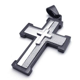 ייצור מיומן ברק צבע כדי לזכות בשבחים חמים מלקוחות תליון צלב טיטניום