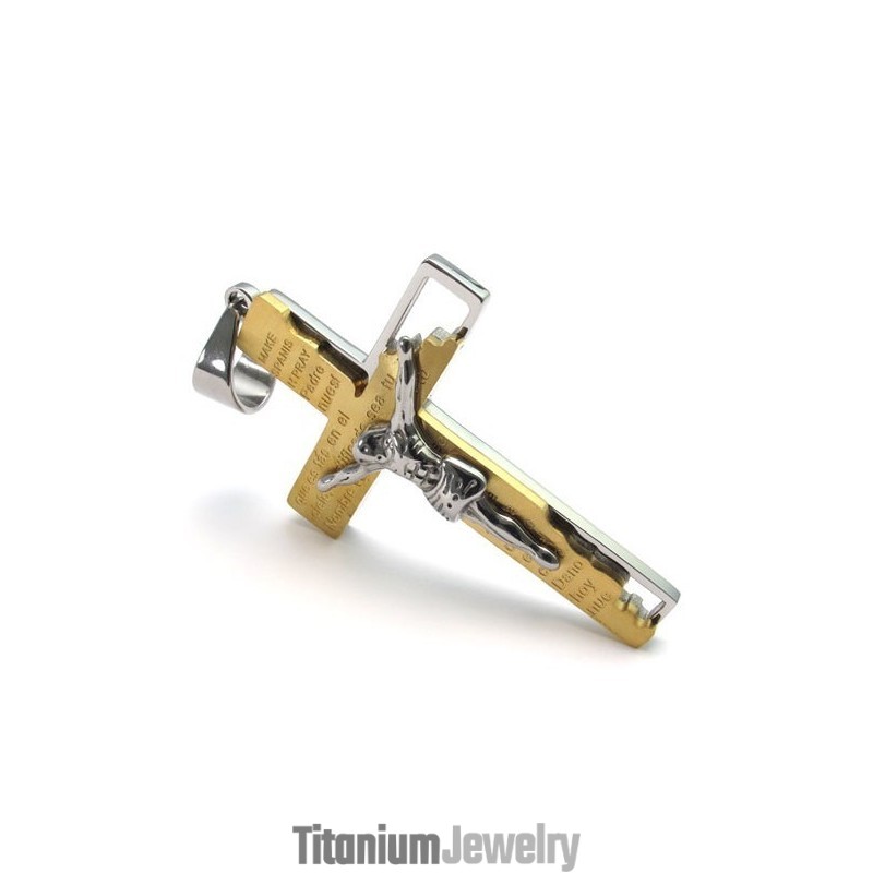 לבחירתך צבע זוהר תליון צלב טיטניום בעל שם עולמי