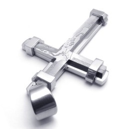 צורה אלגנטית, צבע, זוהר, תליון צלב טיטניום באיכות מעולה