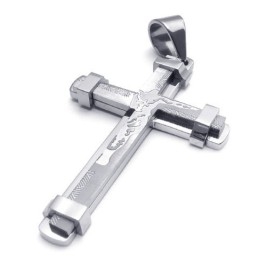 צורה אלגנטית, צבע, זוהר, תליון צלב טיטניום באיכות מעולה