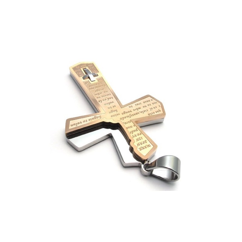 עיצוב אטרקטיבי, צבע, זוהר, עמיד לשימוש, תליון צלב טיטניום