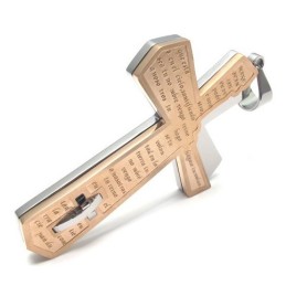 עיצוב אטרקטיבי, צבע, זוהר, עמיד לשימוש, תליון צלב טיטניום