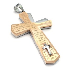 עיצוב אטרקטיבי, צבע, זוהר, עמיד לשימוש, תליון צלב טיטניום