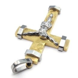 טכנולוגיה מתוחכמת, צבע זוהר, ביצועים אמינים, תליון צלב טיטניום