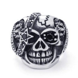 טבעת טיטניום איכותית עם מבנה רציונלי, צבע זוהר